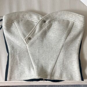 RTA strapless top with padded bra cups